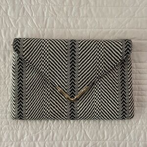 Elaine Turner Clutch - Black and White